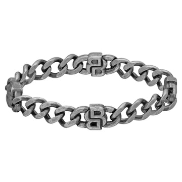 Ανδρικό βραχιόλι Boss 1580742M με ανθρακί μπρασελέ και ανθρακί κούμπωμα.